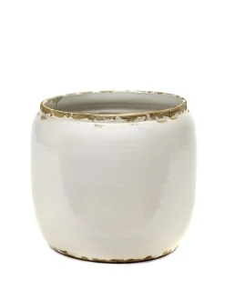 ohgreen Glazed shades Pot costa m white d21h21