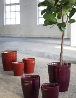 ohgreen Glazed shades Sierpot lines l40xb40xh44 rood