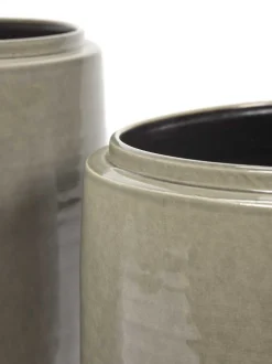 ohgreen Glazed shades Sierpot l38xb38xh38 grijs