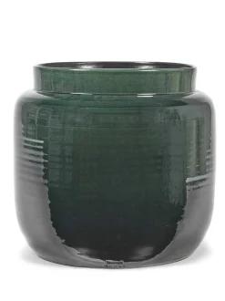 ohgreen Glazed shades Sierpot l40xb40xh36,5 d.groen