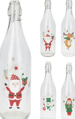 ohgreen Glazen fles met beugel