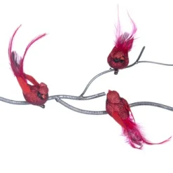 ohgreen Glitter pluimvogeltje op clip