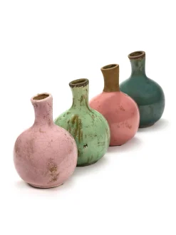 ohgreen Gold & Pastel Vaas l l17xb17xh24cm ass/4 mix