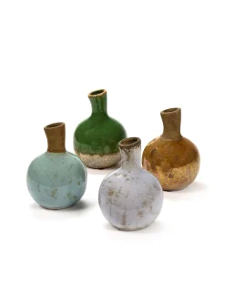 ohgreen Gold & Pastel Vaas m l13xb13xh18cm ass/4 mix