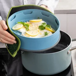ohgreen Green pan steamy blue 24cm