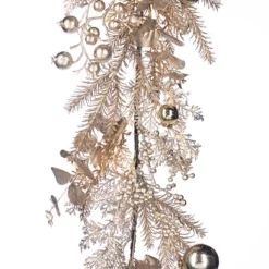 ohgreen Guirlande met dennen, bessen en kerstballen