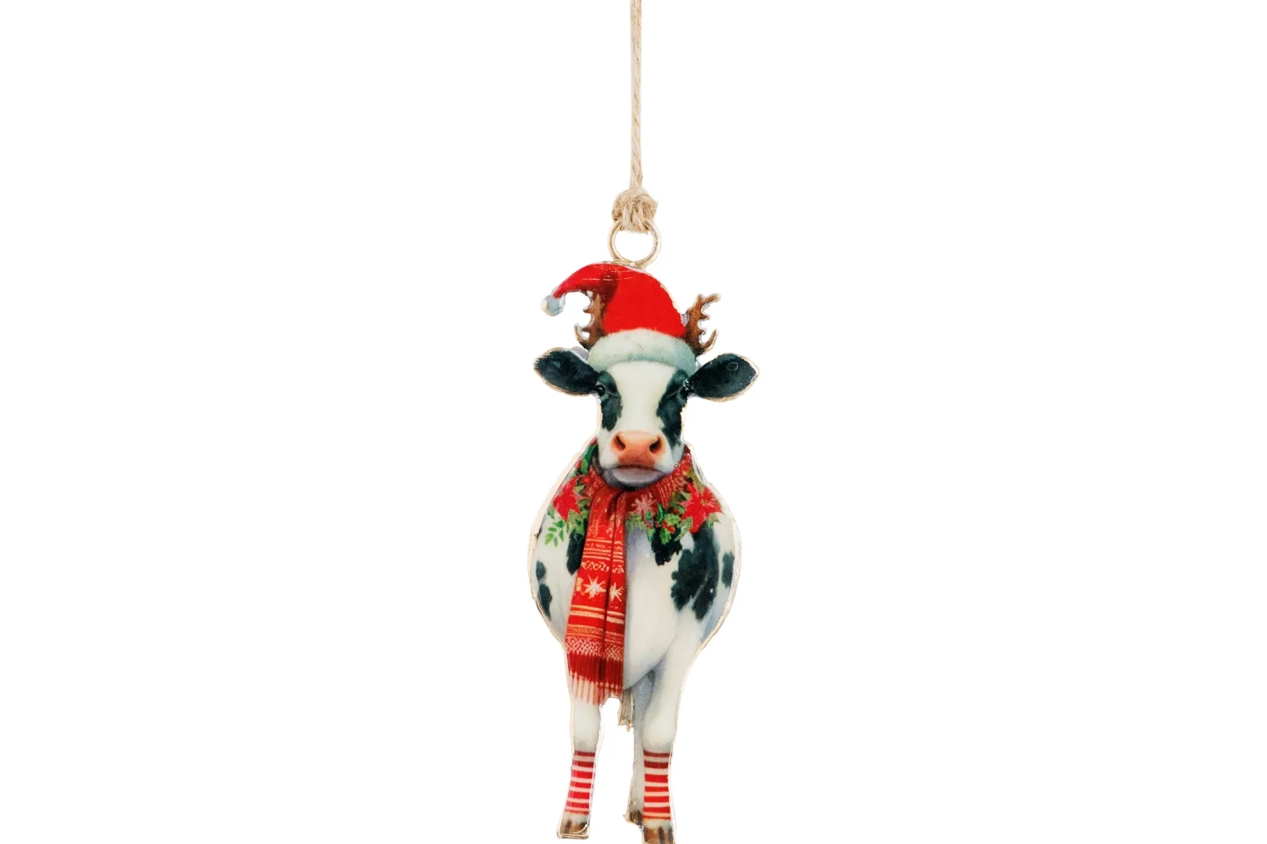 ohgreen Hanger vintage cow wit zwart