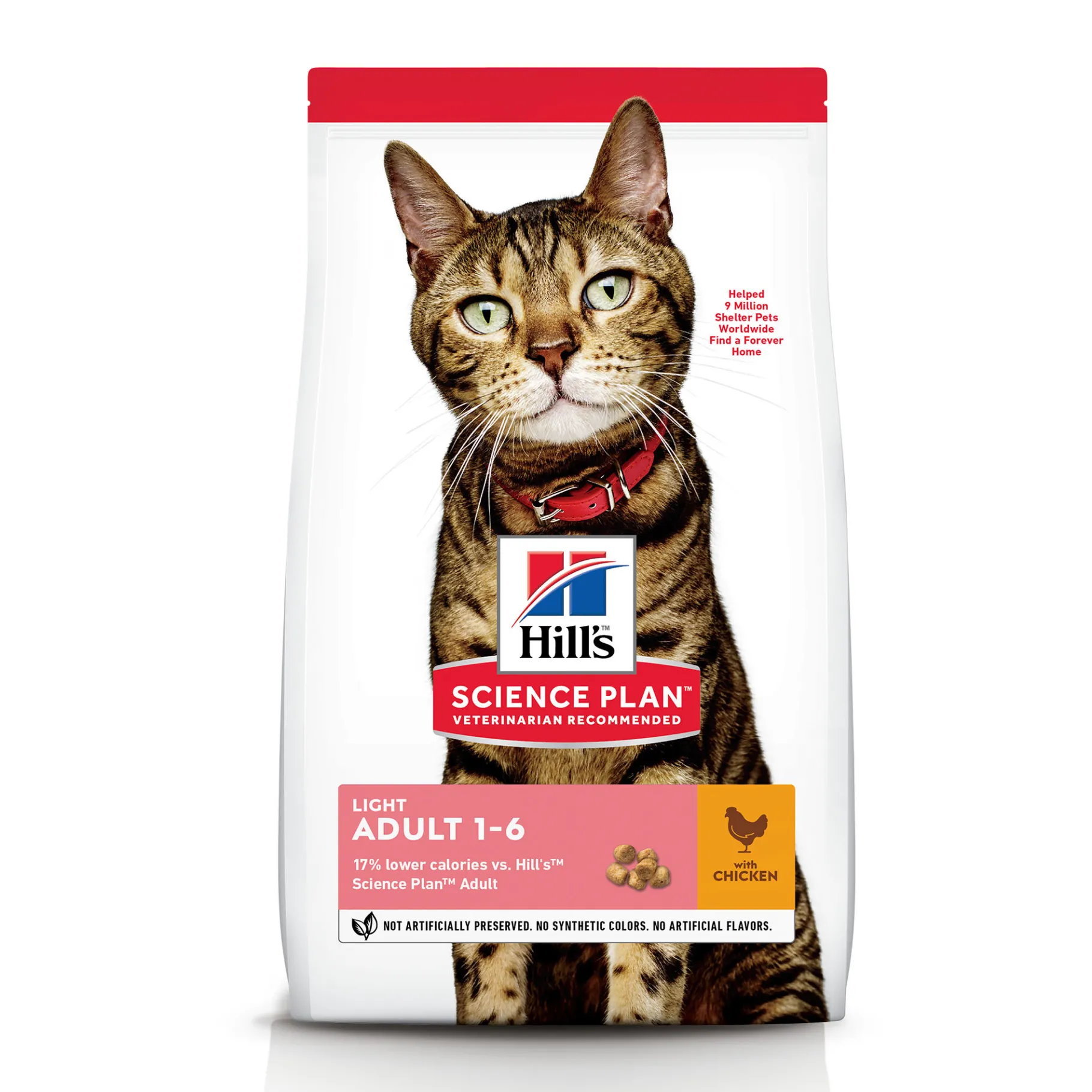 ohgreen Hill's science plan adult light kattenvoer kip 1,5kg