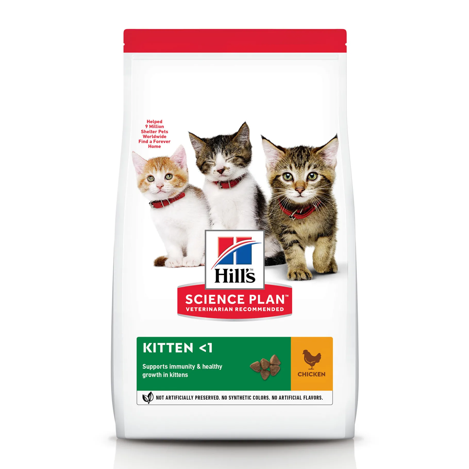 ohgreen Hill's science plan kitten kattenvoer kip 1,5kg