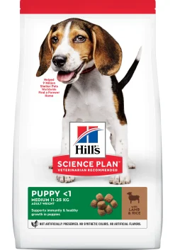 ohgreen Hill's science plan puppy medium hondenvoer lam & rijst 18kg