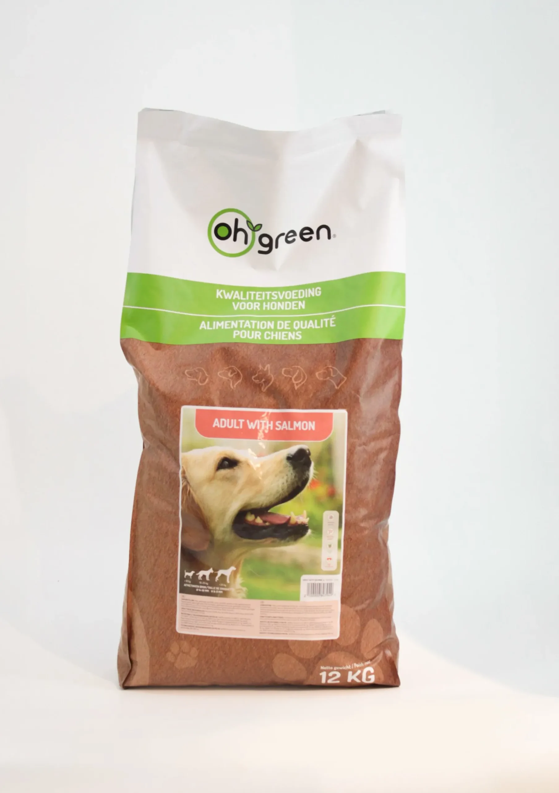 ohgreen Hondenbrokken adult salmon 12kg