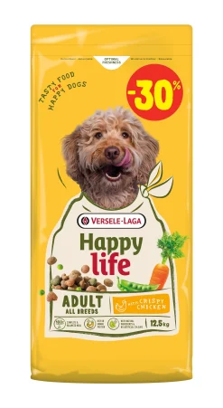 ohgreen Hondenbrokken happy life adult chicken promo 12,5kg waarvan 3,75kg gratis