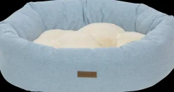 ohgreen Hondenkussen ovale mand met plush kussen sunset-xs