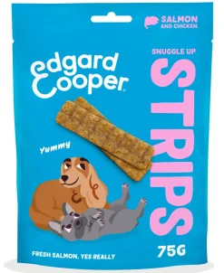 ohgreen Hondensnack treats snuggle up strips met zalm en kip