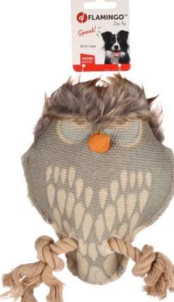 ohgreen Hondenspeeltje vacan uil kaki