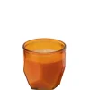 ohgreen Kaars origami glas oranje 30u