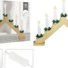ohgreen Kaarsenbrug hout 7 lampen