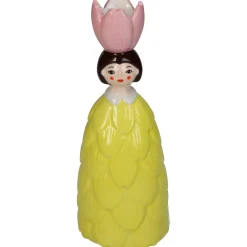 ohgreen Kaarsenhouder bloemenmeisje geel