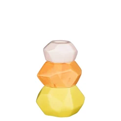 ohgreen Kandelaar geel - l10xb8,5xh15cm