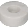 ohgreen Kandelaar marmer wit 9x9x3cm