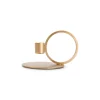 ohgreen Kandelaar 10xH9cm metaal goud Pillar
