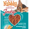 ohgreen Kattensnack nibbly jerky kip & vis 30g
