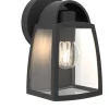 ohgreen Kelsey wandlamp - helder glas mat zwart e27 40w