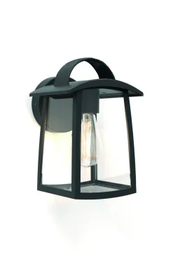 ohgreen Kelsey wandlamp - helder glas mat zwart e27 40w