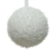 ohgreen Kerstbal foam ice 10cm wit