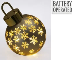ohgreen Kerstbal met led 20cm