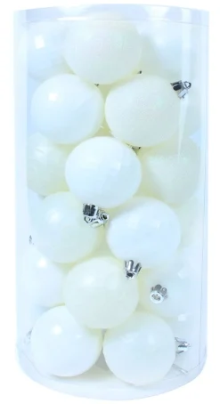 ohgreen Kerstbal wit (30sts)