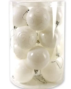 ohgreen Kerstbal wit (16sts)