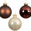 ohgreen Kerstballen glas glanzend, emaille, mat
