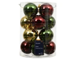 ohgreen Kerstballen glas glanzend