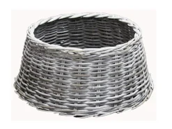 ohgreen Kerstboomhuls rotan white wash d60h26cm