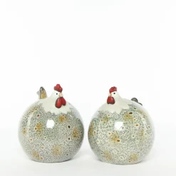 ohgreen Kip paulette 5 grijs gespikkeld