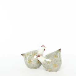 ohgreen Kip paulette 2 grijs gespikkeld