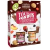 ohgreen Kit fondue chocolade melk en wit & marshmallows, koekjes en snoepjes