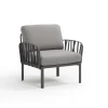 ohgreen Komodo poltrona antracite grigio