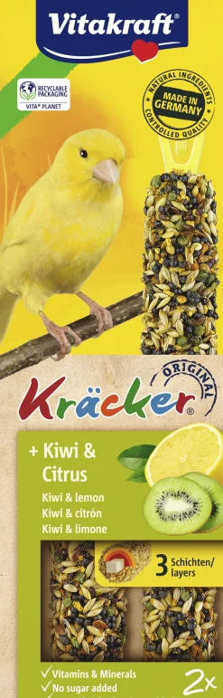 ohgreen Kräcker® kiwi & citrus| 2stuks| kanaries