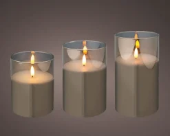 ohgreen Led kaars glas steady batterij