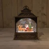 ohgreen Led lantaarn kerstman glitterwater