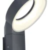 ohgreen Meridian wandlamp donkergrijs led 16w