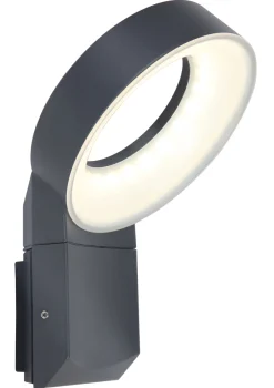 ohgreen Meridian wandlamp donkergrijs led 16w