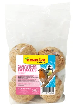 ohgreen Mezenbollen per 4 stuks bessen/ fruit zonder net 360g