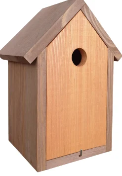 ohgreen Mezenkast 19,5x13x27 dubbel dak bruin