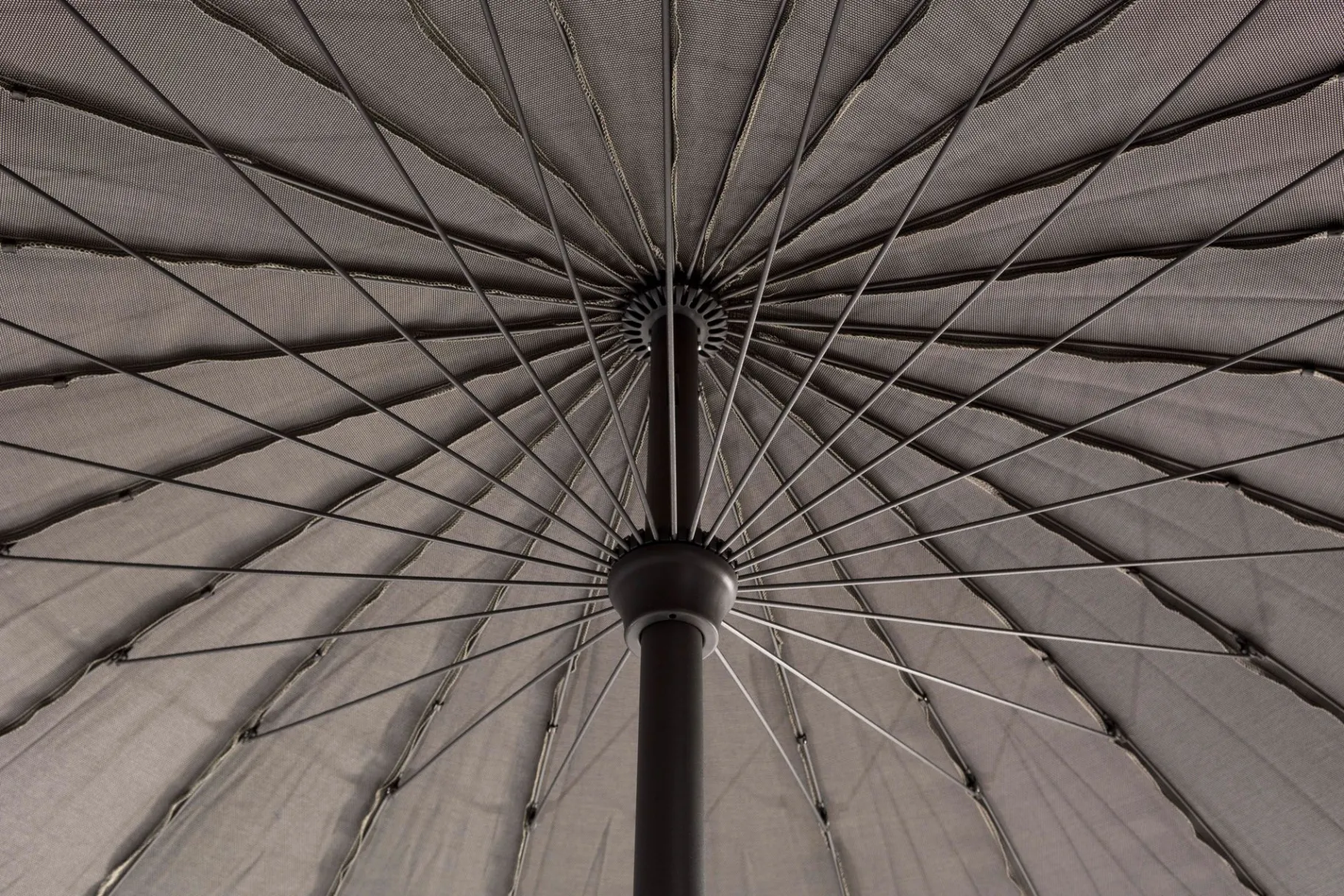 ohgreen Mid pole Verona d250cm zwart-zwart