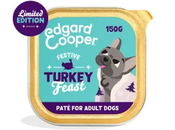 ohgreen Natvoer voor honden feestelijke kalkoenpaté in een kuipje