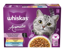 ohgreen Natvoer voor katten |whiskas aromatic fusion selection 12x85g