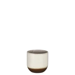 ohgreen Nora pot rond off white glaze - h13xd14cm